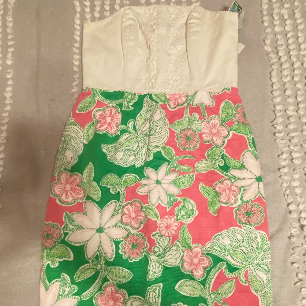 Lilly Pulitzer Strapless Shift Dress